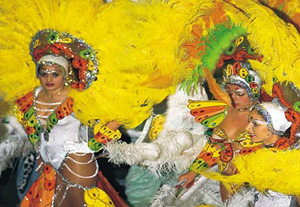 Carnival festivities in Santa Cruz de Tenerife. Santa Cruz de Tenerife. 