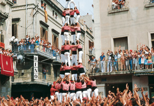 Main Fiestas in Vilafranca del Penedés. Vilafranca del Penedès. (Barcelona). Aug 29,2015. Popular. 