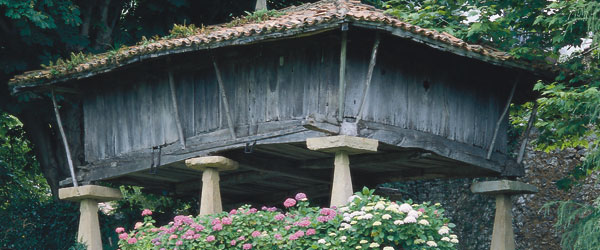 Typical 'horreo' or raised barn in Asturias © Turespaña