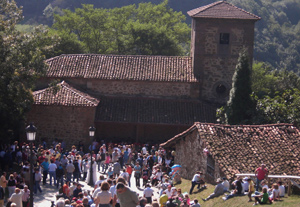 Feast of the Holy Martyrs of Valdecuna. Mieres. (Asturias). Sep 27,2015. Popular. 