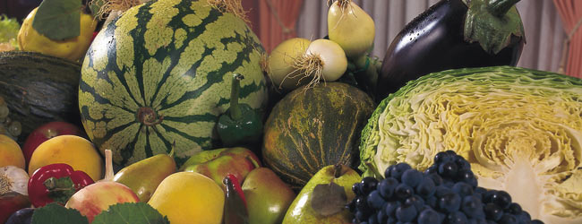 Frutas y vegetales - Imagen genérica